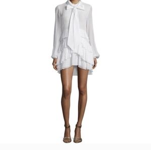 Rebecca Minkoff Women's Size 2 Mini Ruffle Dress